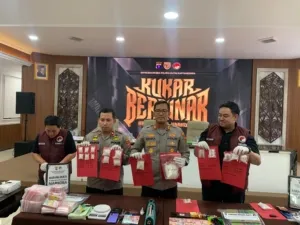 Jaringan Narkoba Antarwilayah Dibongkar, Polres Kukar Sita 1,4 Kg Sabu