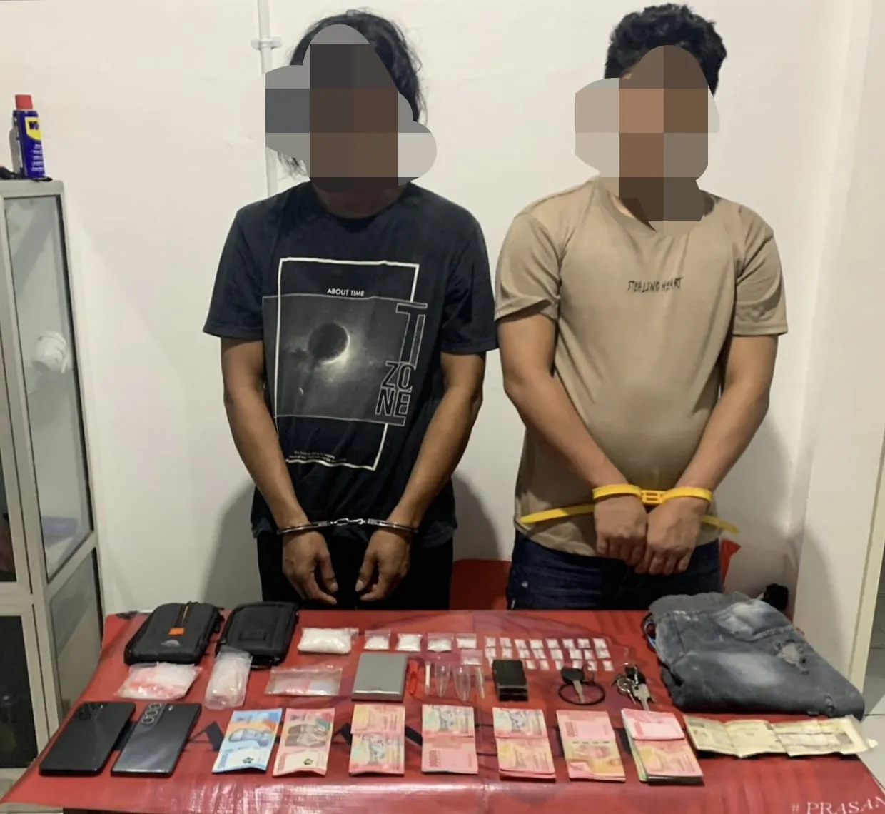 Puluhan Gram Sabu Digagalkan Beredar di Batu Sopang, Dua Pria Diamankan Polisi