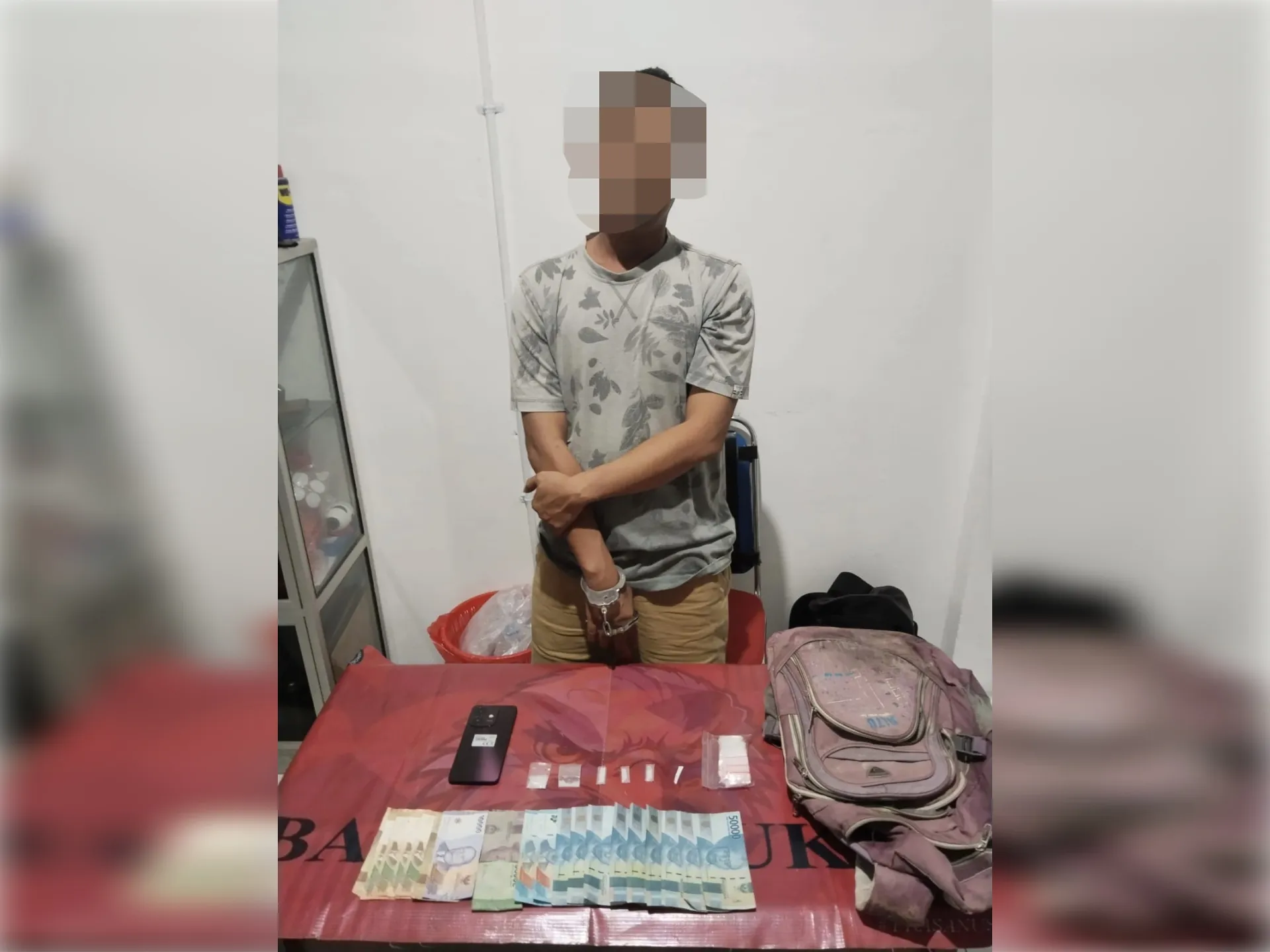 Tersangka Pengedar Sabu di Long Ikis Diciduk Tim Elang Satreskoba Polres Paser