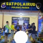 Satpolairud Polres Paser Tangkap Terduga Pengedar Sabu di Muara Adang, 7,79 Gram Disita
