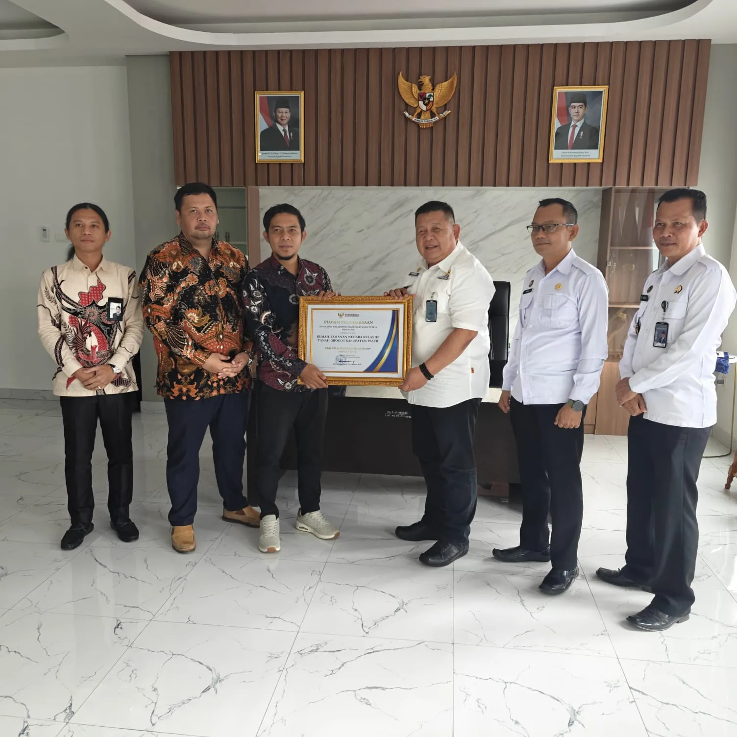 Rutan Tanah Grogot Terbaik I Pelayanan Publik 2025 Versi Ombudsman RI Kaltim