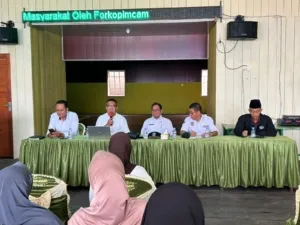 Muara Adang Jadi Lokasi Perdana Edukasi Anti Narkoba Forkopimcam Long Ikis