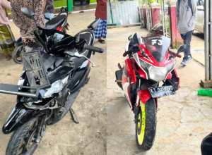 Hendak Menepi, Pengendara Beat Tertabrak CBR di Kuaro, Satu Korban Alami Patah Rahang