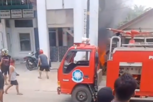 Korsleting Listrik Picu Kebakaran Klinik di Long Ikis, Kerugian Capai Rp80 Juta