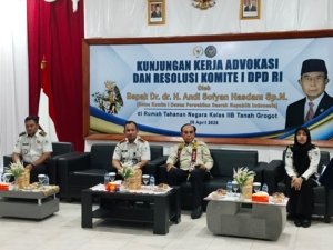 Ketua Komite I DPD RI, Andi Sofyan Hasdam Soroti Overkapasitas Rutan Tanah Grogot, Dorong Solusi Pembinaan Alternatif