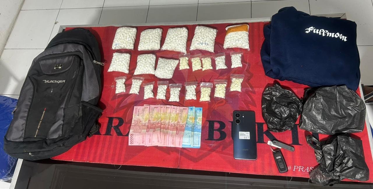 Ribuan Obat Keras Yorindo Gagal Edar di Paser, Seorang Pemuda Diamankan