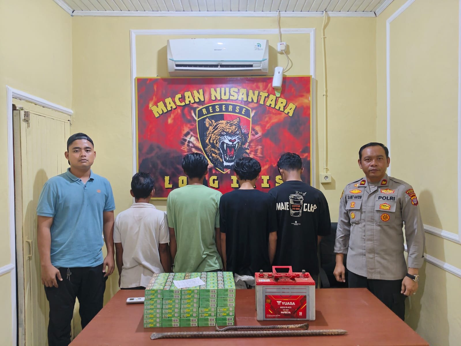 Komplotan Pencuri Asal Kalsel Berkedok “Satu Keluarga” Diringkus Polsek Long Ikis