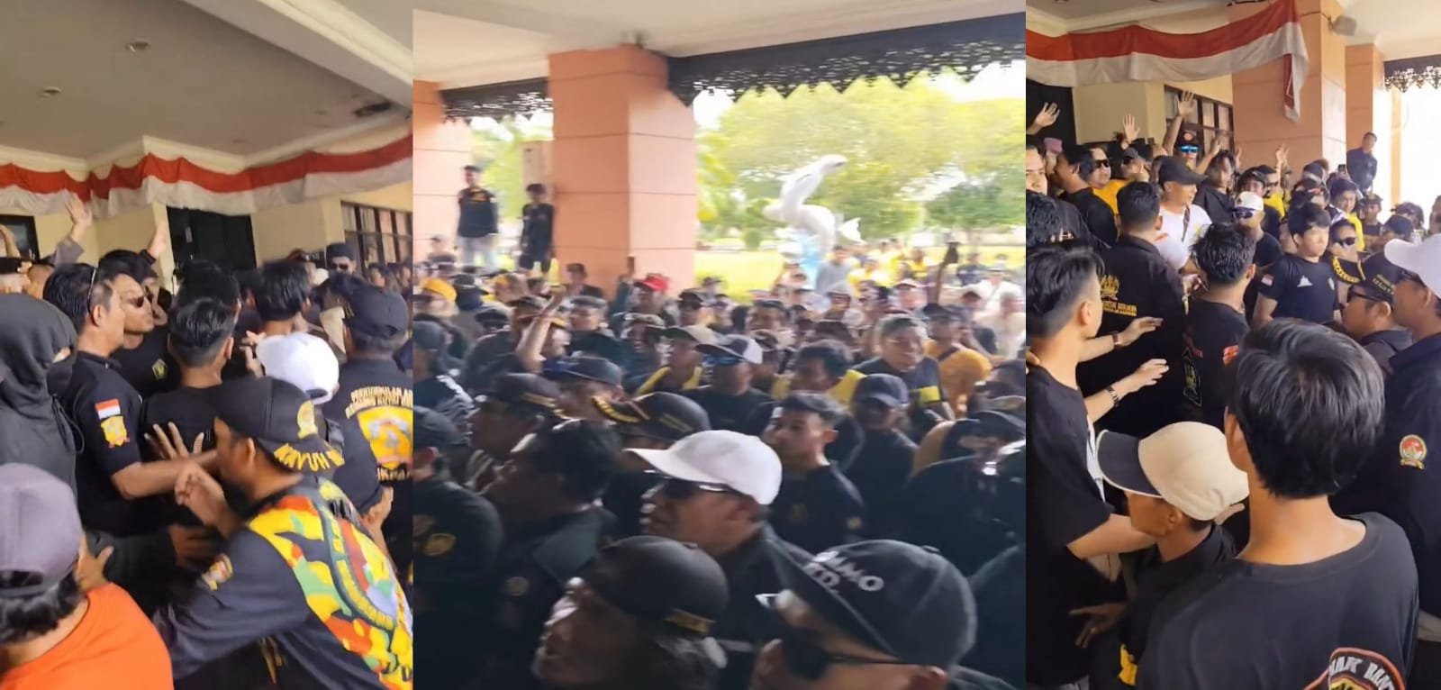 Aliansi Ormas Kepung DPRD Kukar, Desak Evaluasi Pimpinan Dewan