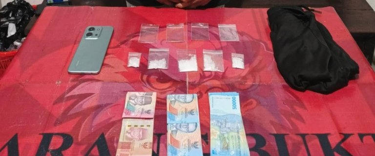 Polisi Ringkus Pria di Kuaro, Sita 19,84 Gram Sabu