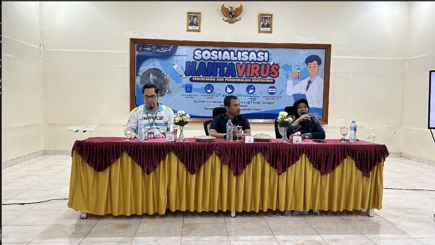 Edukasi Kesehatan, Rutan Tanah Grogot Gandeng Dinkes Paser Sosialisasikan Bahaya Hantavirus