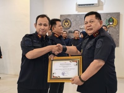 Rutan Tanah Grogot Raih Penghargaan Pelayanan Publik dari Kementerian Imipas RI