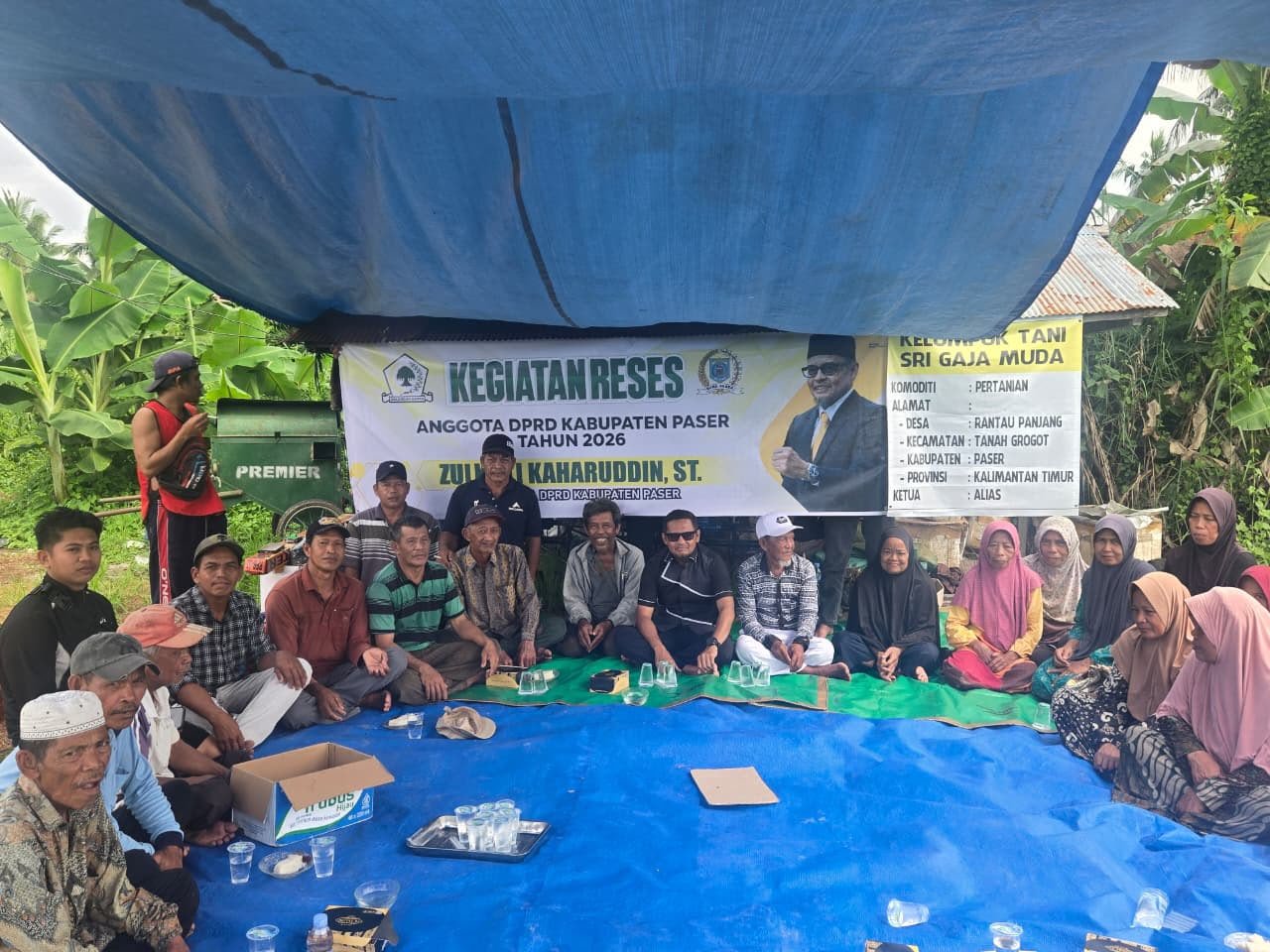 Wakil Ketua I DPRD Paser Zulkifli Kaharudin Serap Aspirasi Petani, Infrastruktur Pertanian Jadi Sorotan Utama Reses