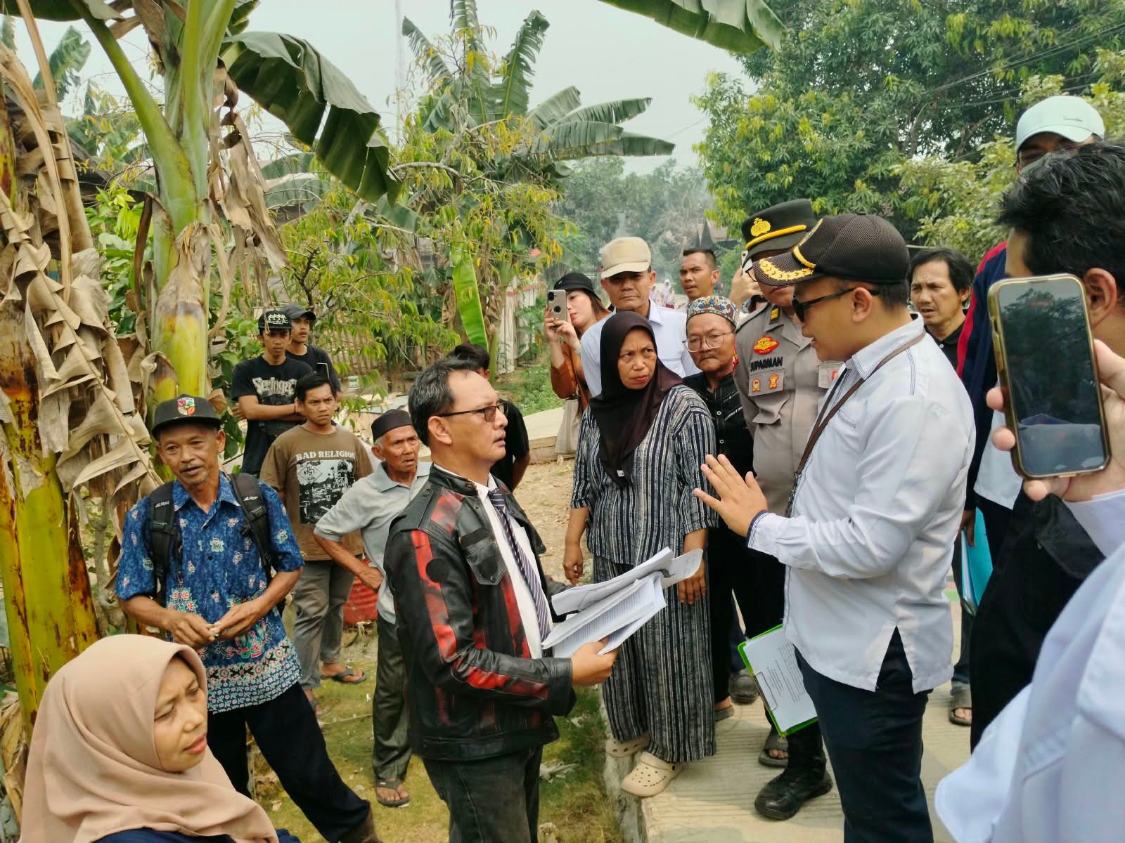 Konstatering Lahan di Muara Komam Diwarnai Protes, Kuasa Hukum Tergugat Pertanyakan Akurasi Batas Objek Eksekusi
