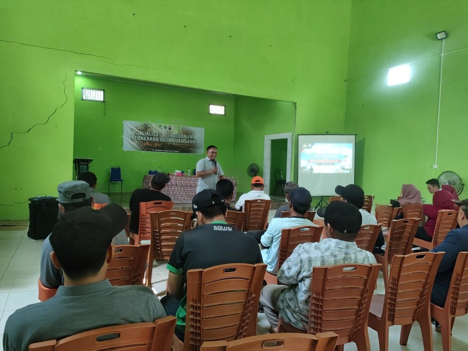 PT AAMU Ajak Masyarakat Desa Luan Jadi Garda Terdepan Cegah Karhutla